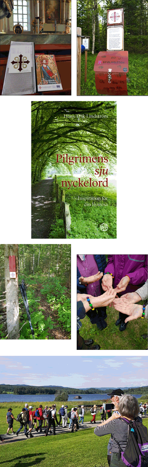 Collage Pilgrimsvandringar