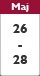 26-28 maj