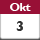 3 okt