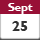 25 sept